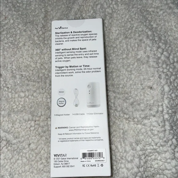 BNIB Pet Genius Odor Eliminator - Picture 3 of 4